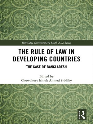 cover image of The Rule of Law in Developing Countries